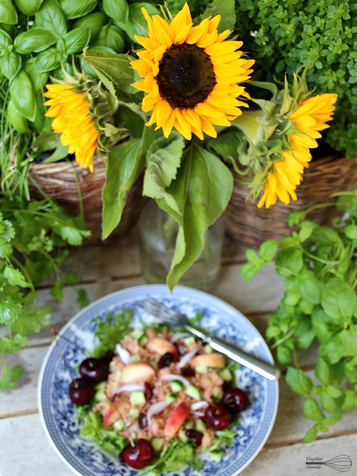 vispilän_viemää_kirsikkakuskus_auringonkukka