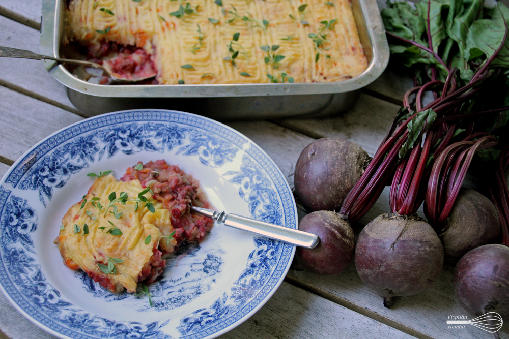 Lindströmin jauheliha-juureslaatikko