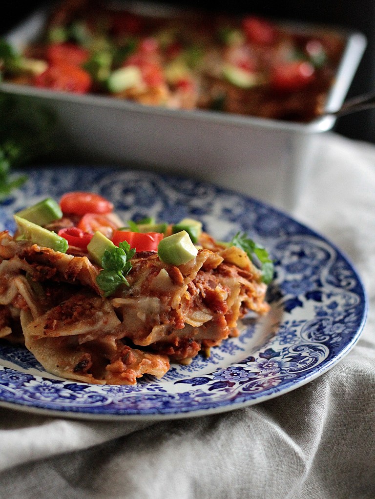 Kevyt härkislasagne