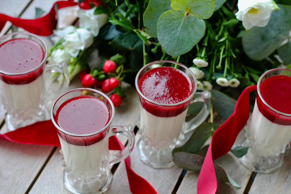 Jouluinen pannacotta